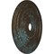 Ekena Millwork Cole Ceiling Medallion (Canopies up to 9 1/8"), 25 3/8"OD x 3 3/8"ID x 1 3/8"P, Bronze Blue Patina CM25COBBS - alternate 4